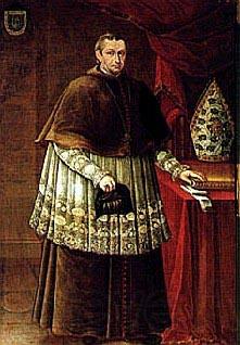 Jose Legarda Portrait of Manuel de Alday, bishop of Santiago de Chile Spain oil painting art